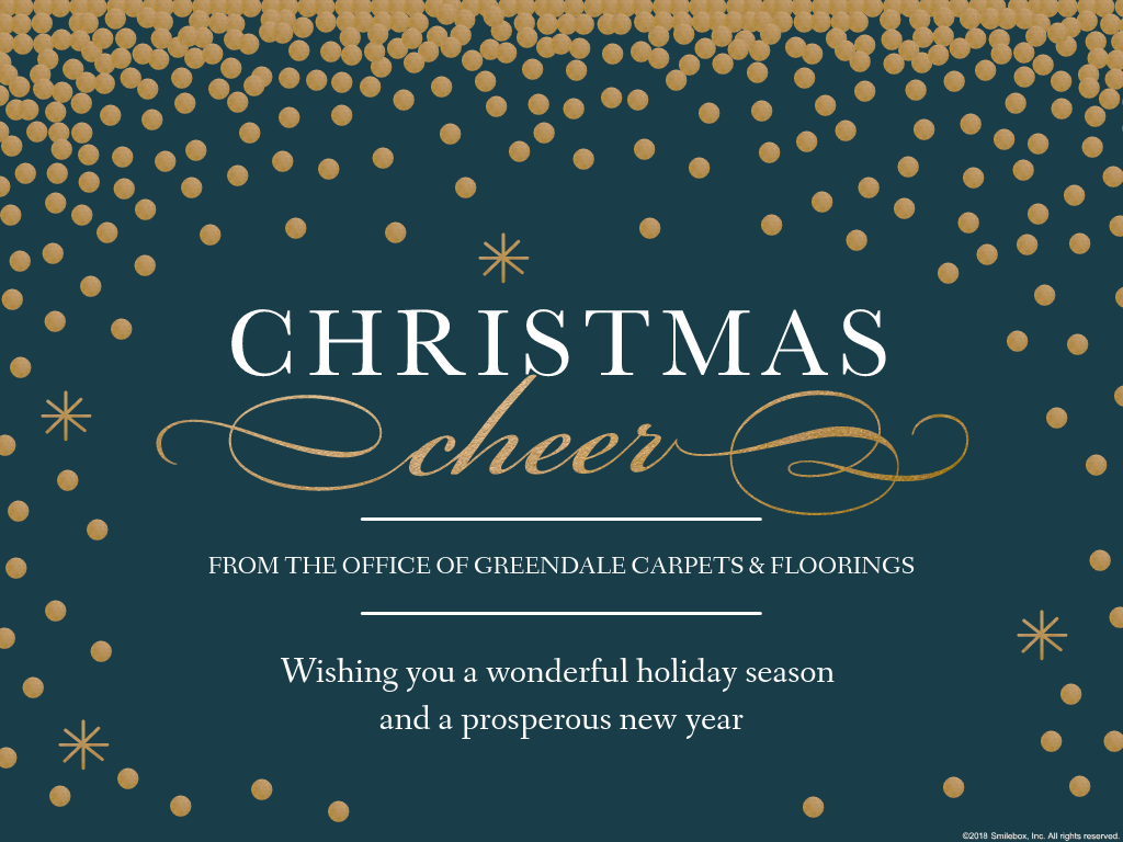 Seasons Greetings from all at Greendale Carpets & Floorings